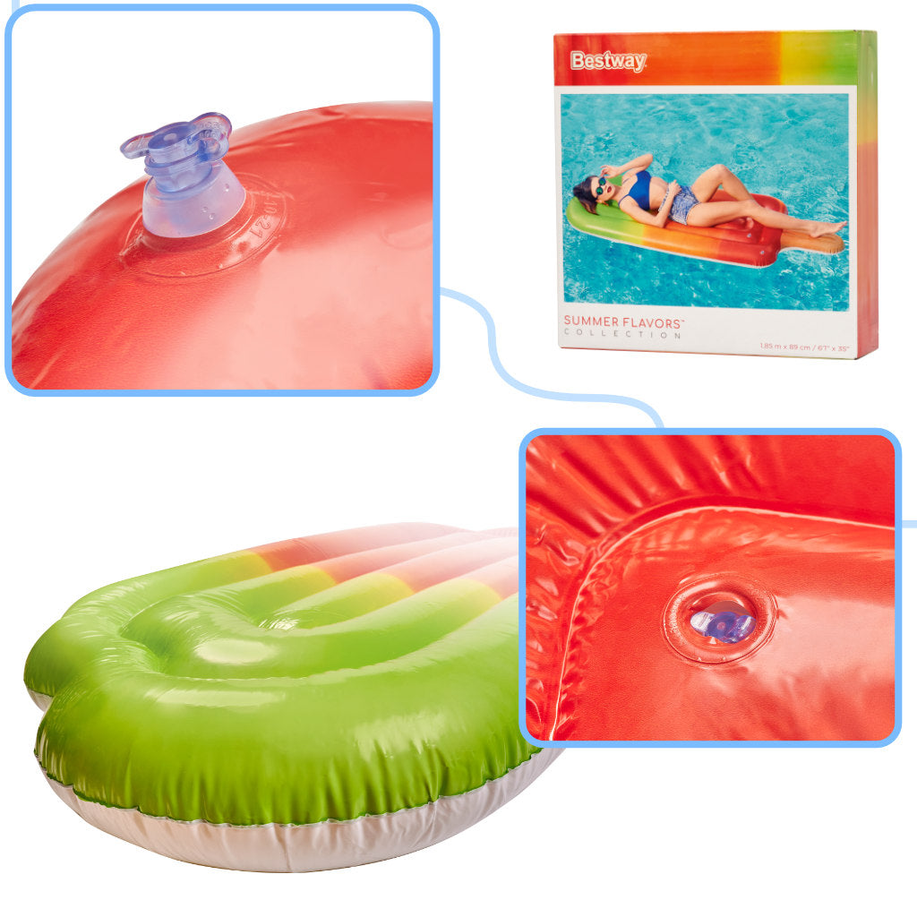 BESTWAY 43161 Ledus piepūšamais matracis uz nūjas 185cm
