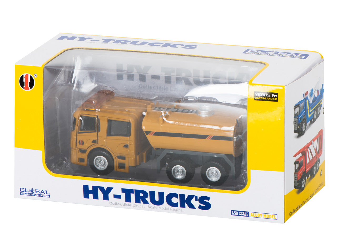 Cisternu automašīnas metāla modelis 1:50 HY-TRUCK's