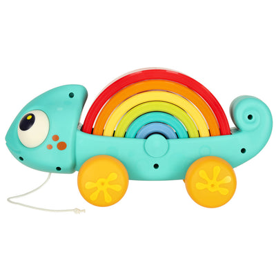 Hameleons sorter montessori puzzle bloki vilkšanai