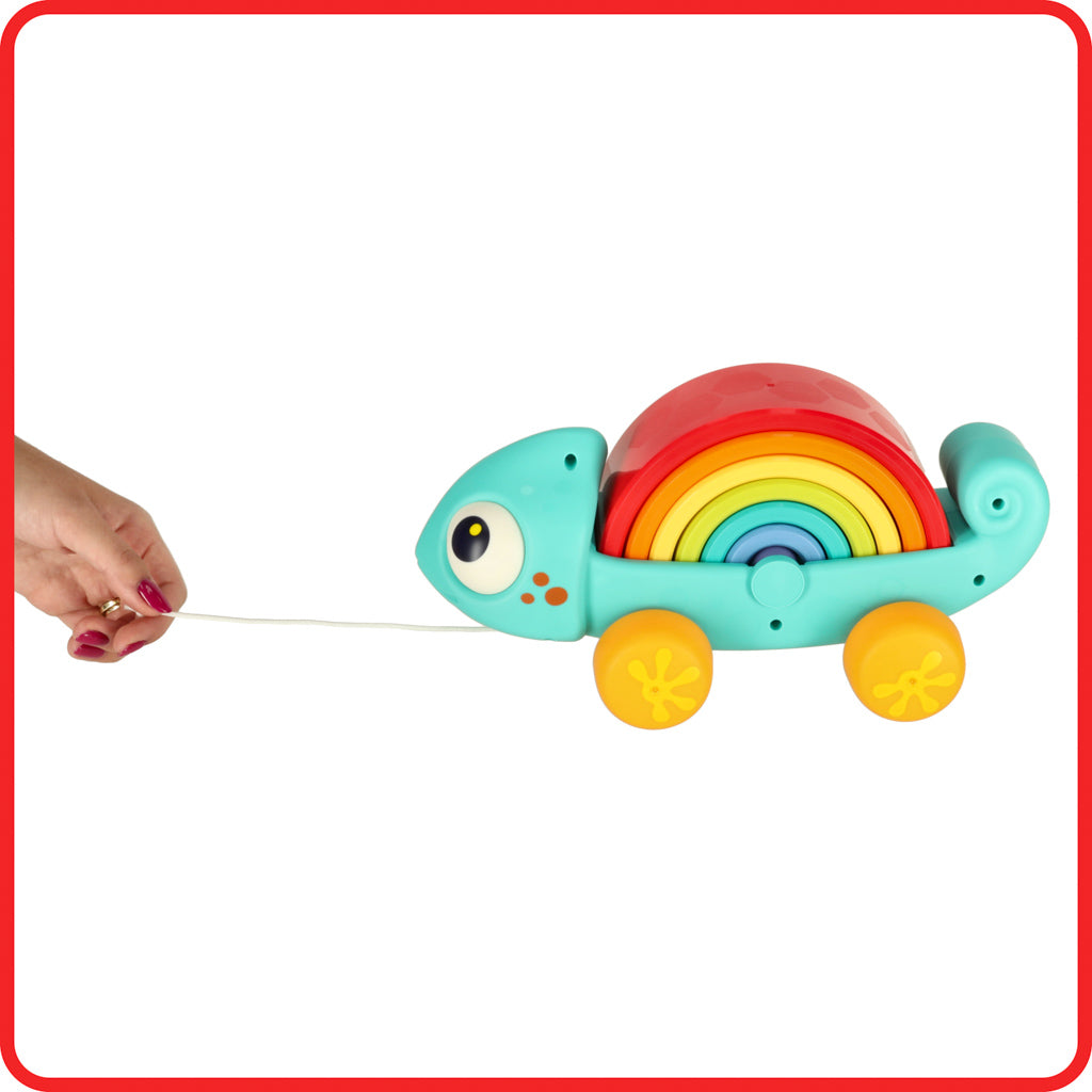 Hameleons sorter montessori puzzle bloki vilkšanai