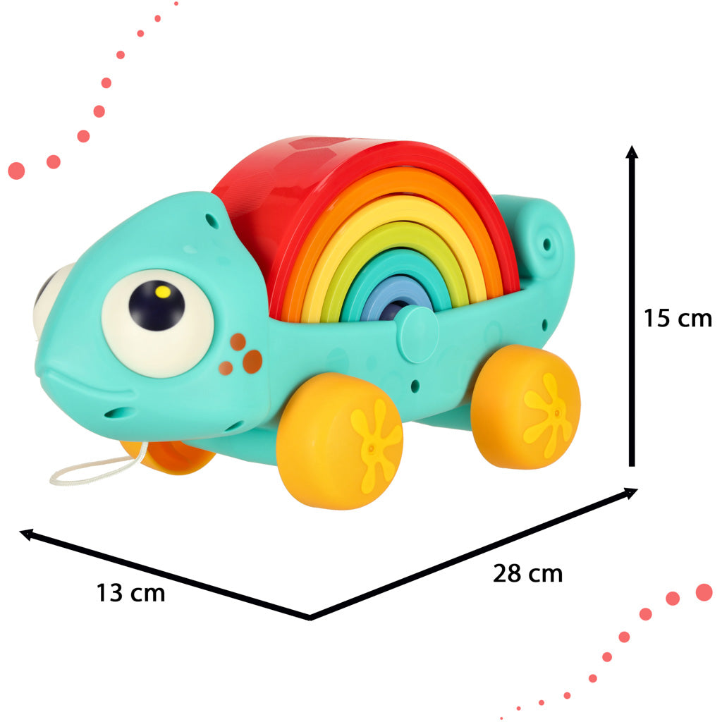 Hameleons sorter montessori puzzle bloki vilkšanai