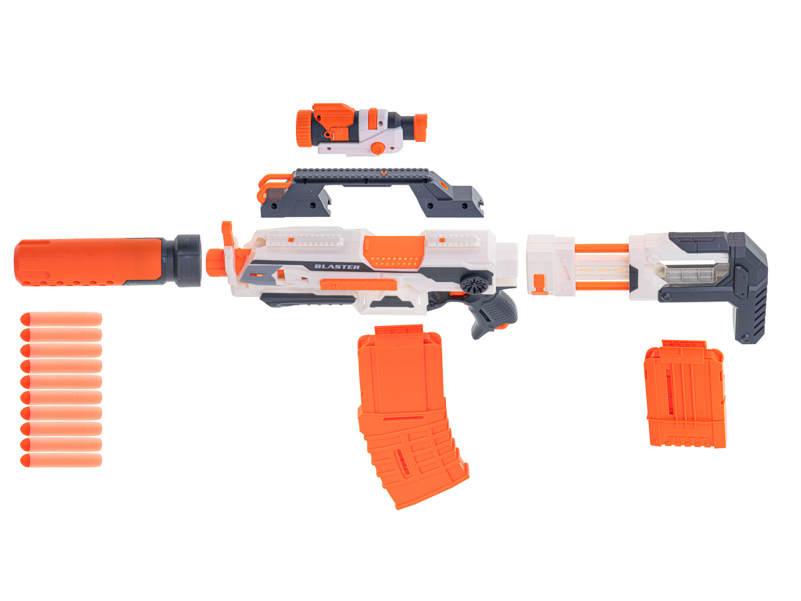 BLASTER MODULISKAIS KARBINIS 4in1 30 šautriņas
