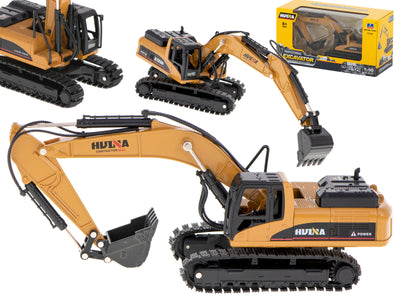 H-toys 1710 1:50 metāla kāpurķēžu iekrāvēja ar kausu ekskavatora modelis