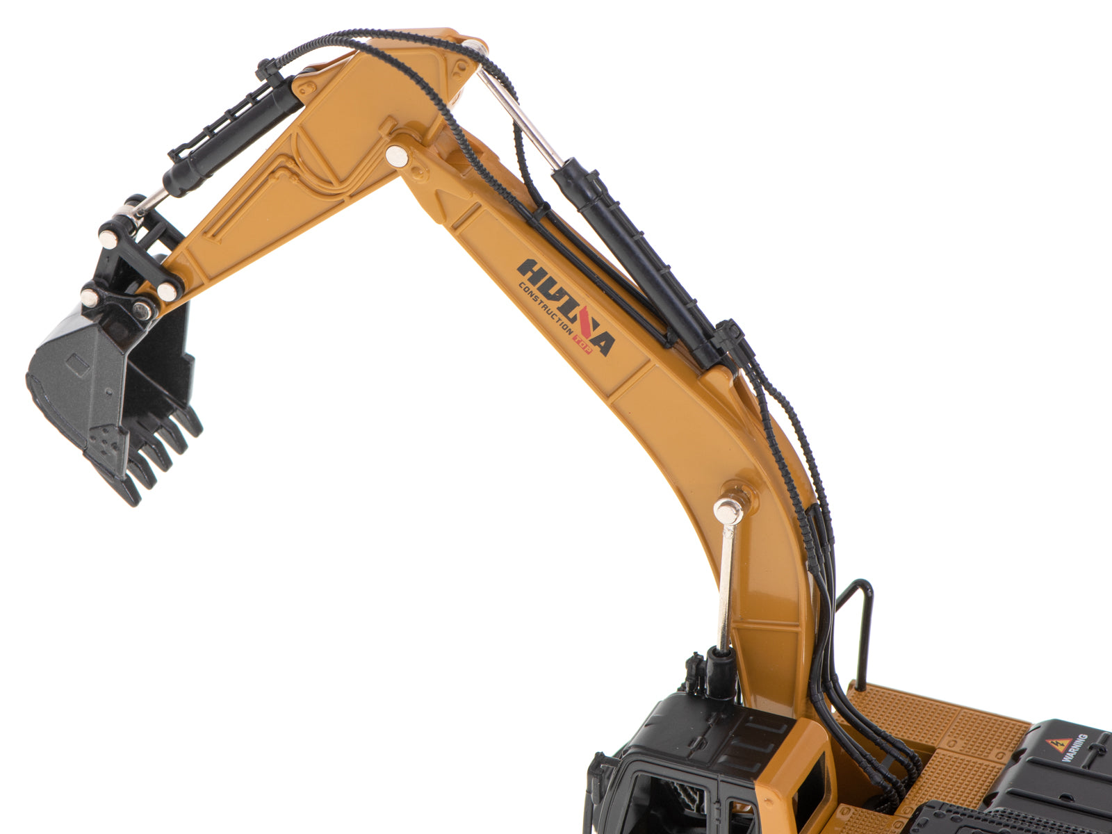 H-toys 1710 1:50 metāla kāpurķēžu iekrāvēja ar kausu ekskavatora modelis