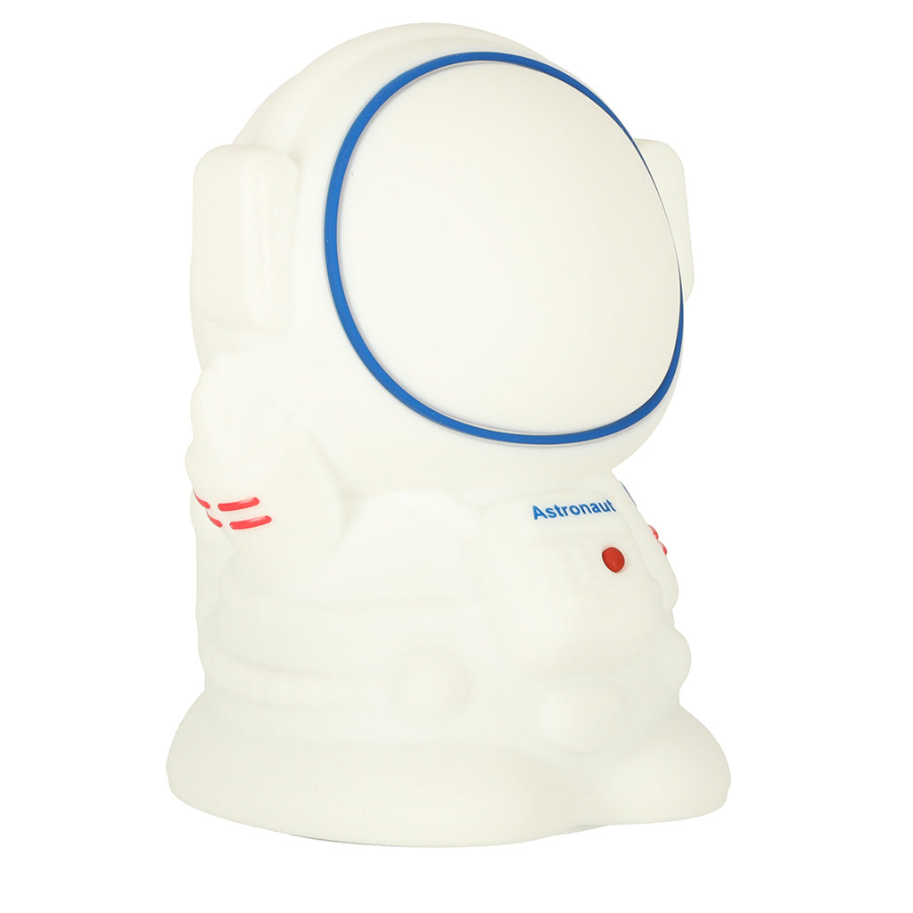 Silikona nakts gaisma balta astronauts
