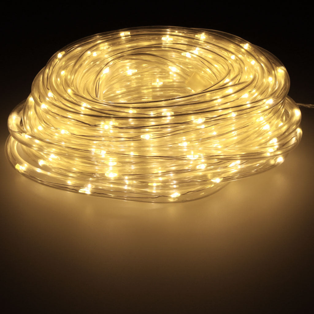 LED virtene 10m 100LED silti balta
