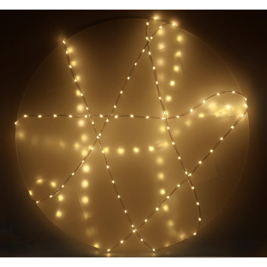 LED virtene 10m 100LED silti balta