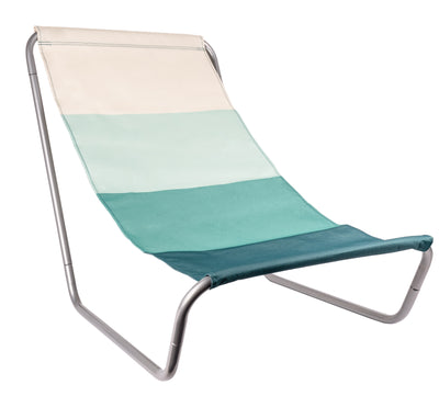 Saliekamais dārza atpūtas krēsls zils + soma