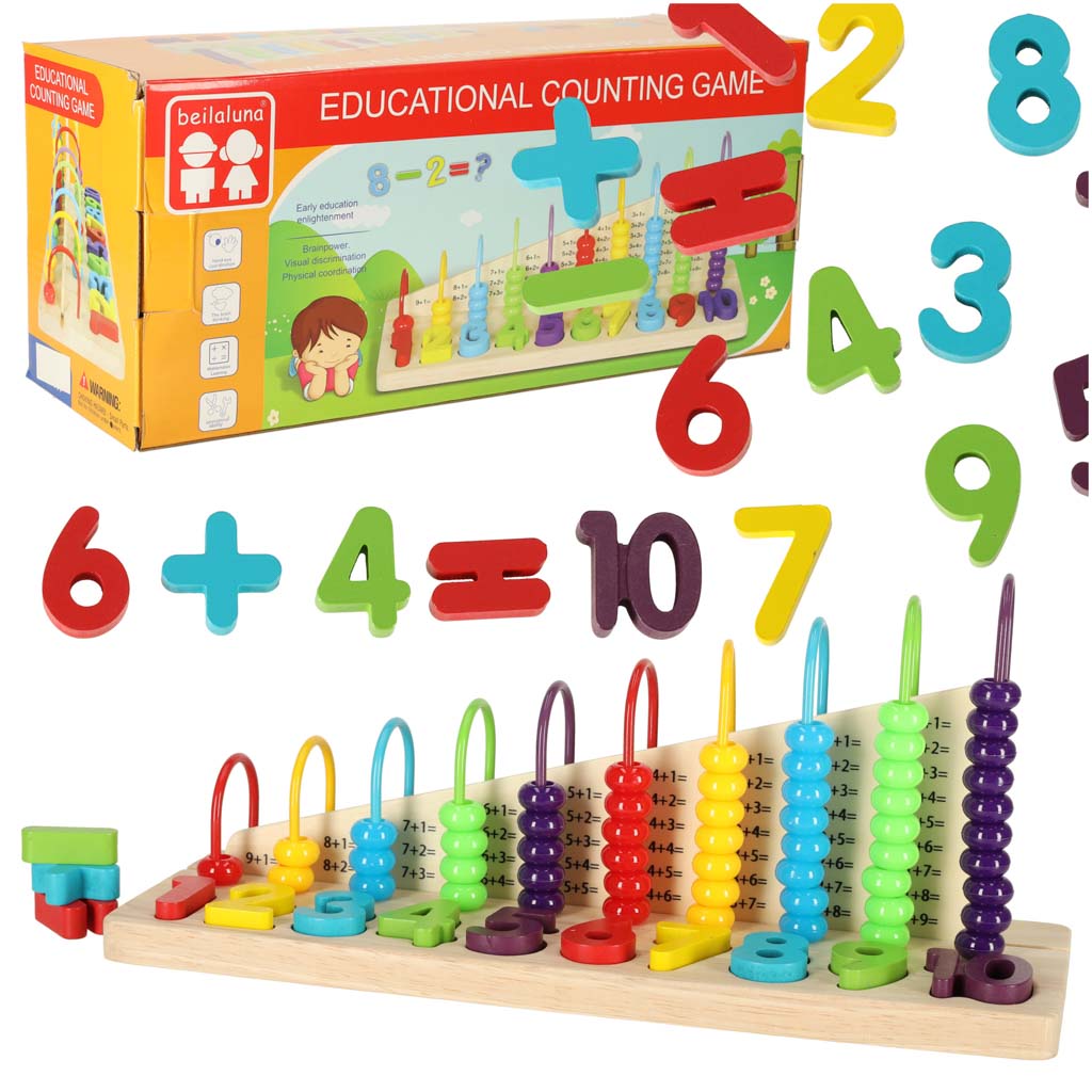 Koka abaku šķirotājs, ar kuru mācās skaitīt skaitļus