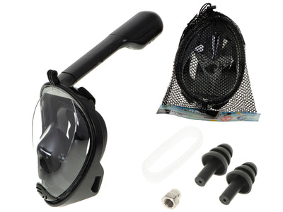 Snorkelēšanas maska L/XL melna