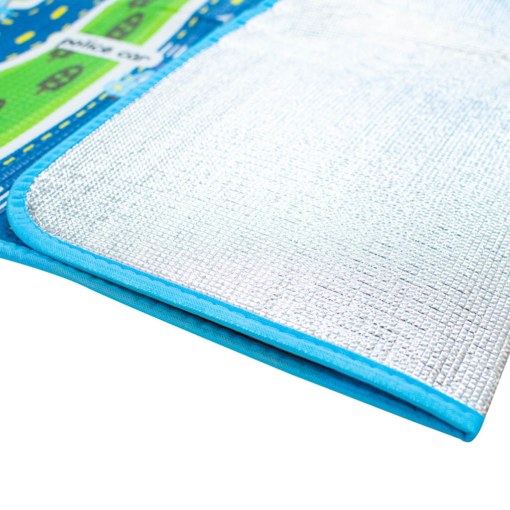 Izglītojošs putuplasta paklājs bērniem ielas 160x130cm