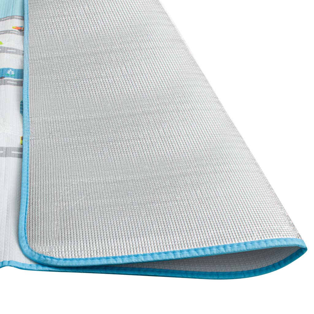 Izglītojošs putuplasta paklājs bērniem ielas 180x200cm