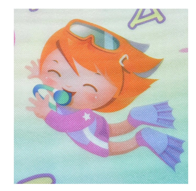 Izglītojošs abpusējs putuplasta paklājs jūras pasaule 190x170cm