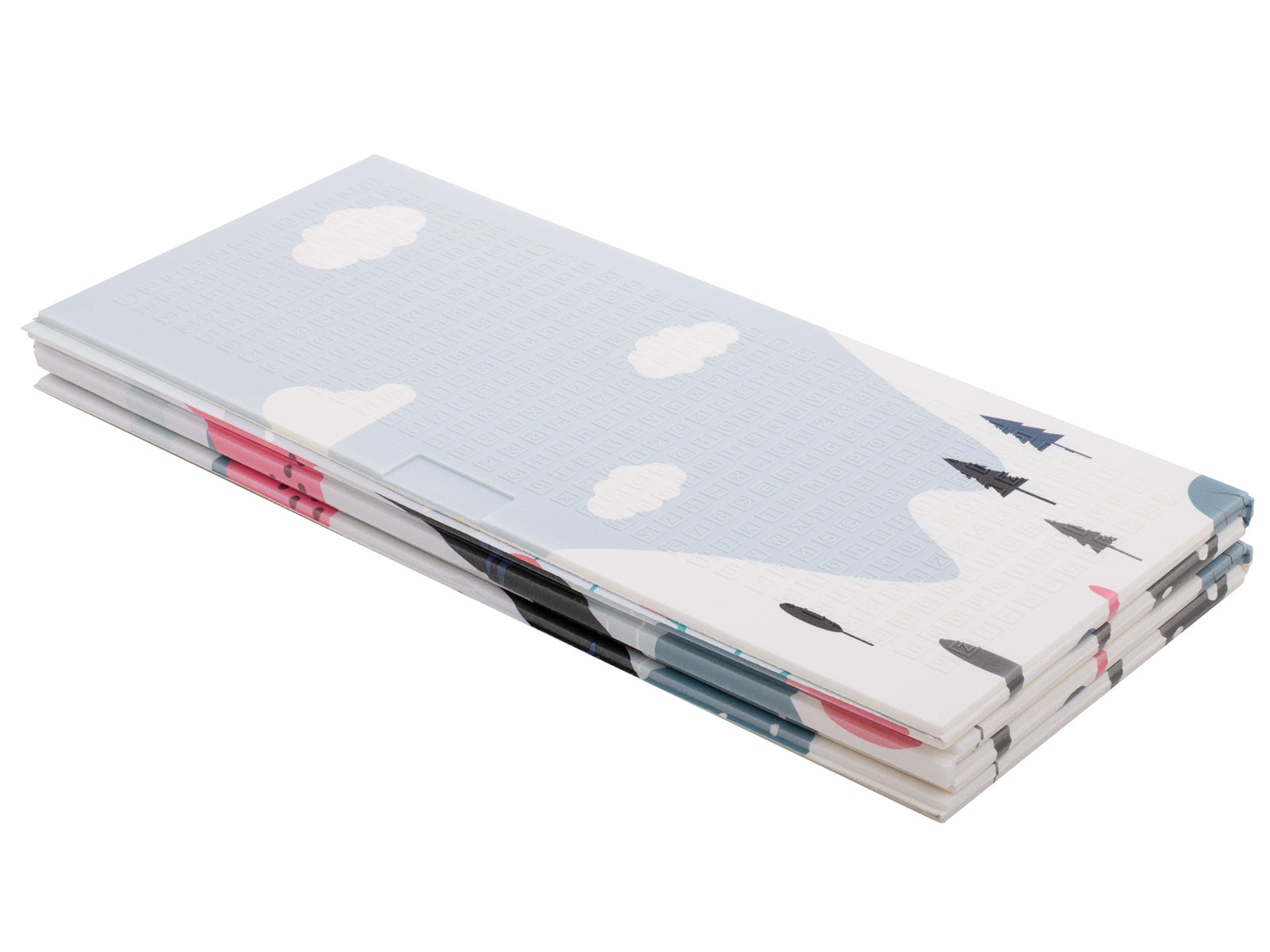 Izglītojošs paklājiņš bērniem iela/mežs 177x158x0.8cm