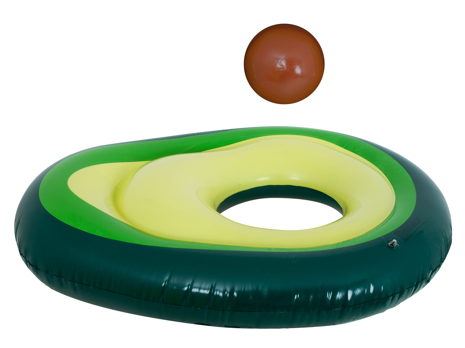 Piepūšamais peldēšanas matracis ar avokado bumbu ar sēklām 150cm XL