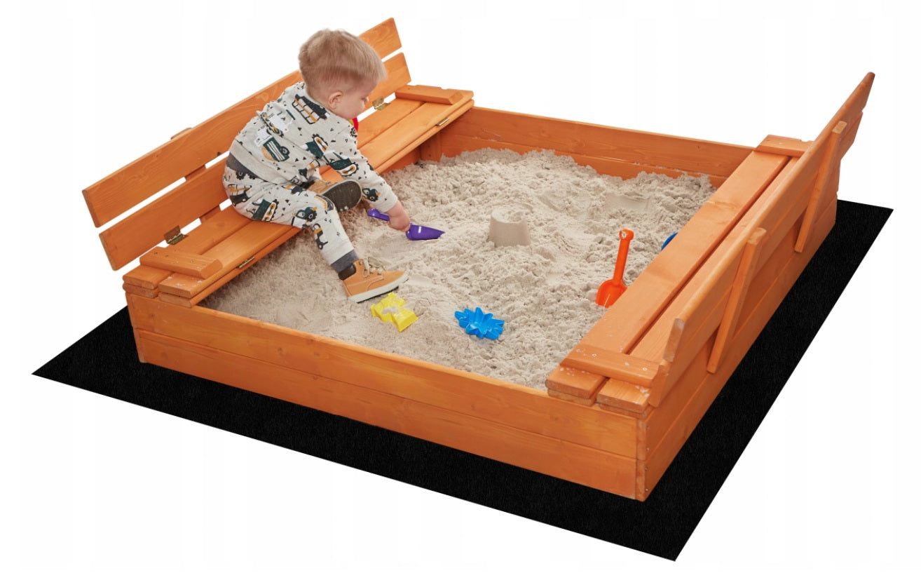 Koka impregnēta smilšu kaste salokāma 120cm