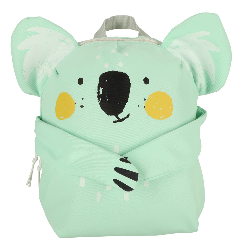 Bērnudārza koala skolas mugursoma zaļa
