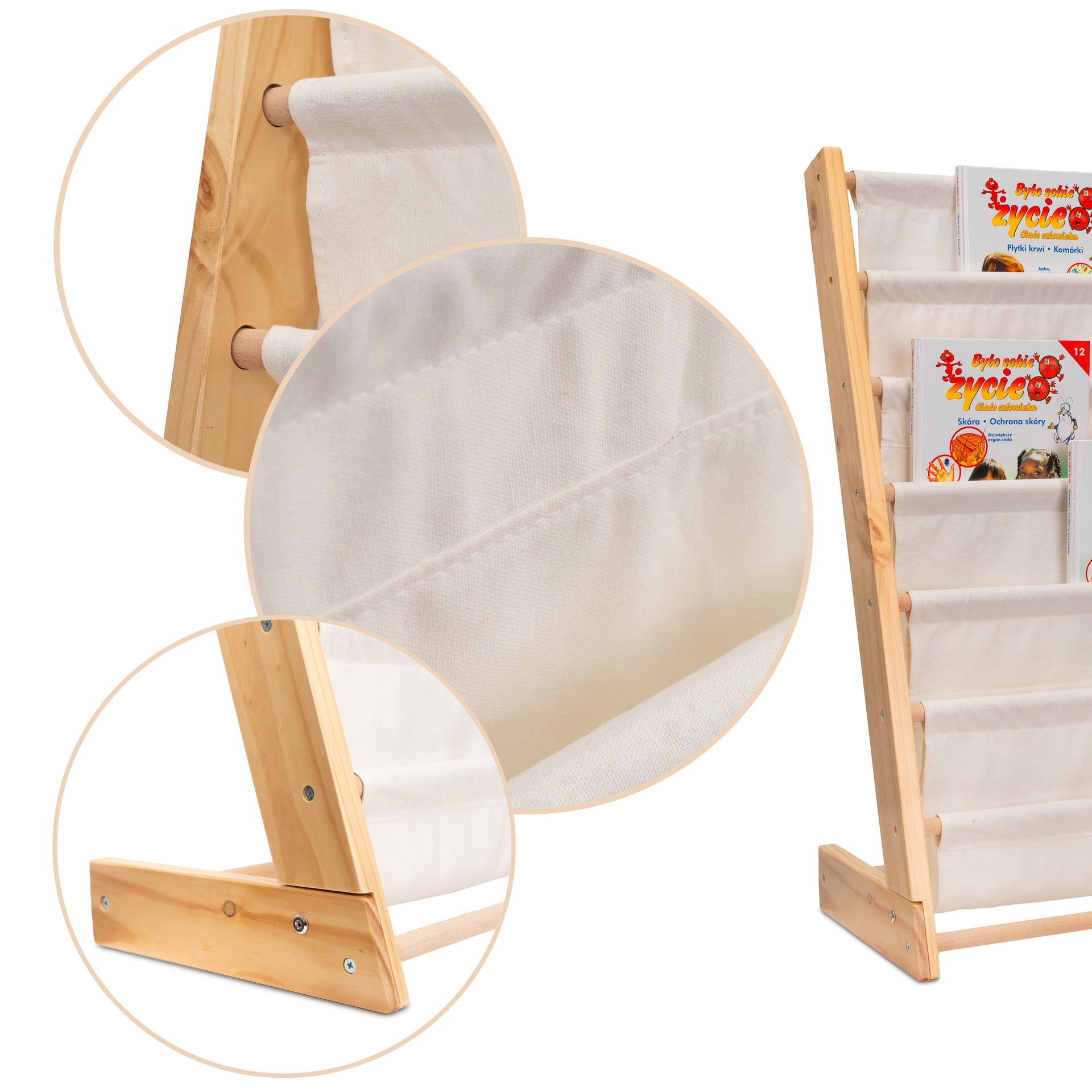 Bērnu grāmatu plaukts stenda plaukts 79cm