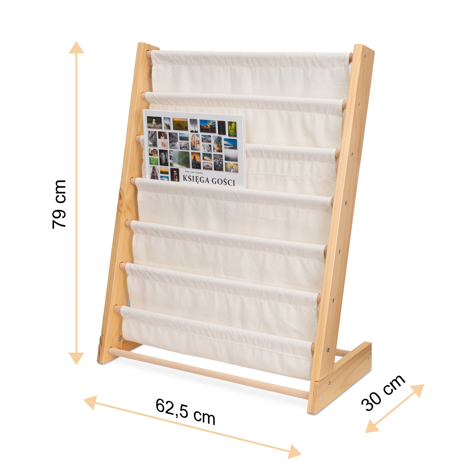 Bērnu grāmatu plaukts stenda plaukts 79cm