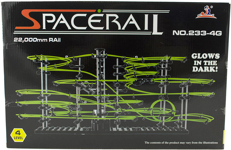 Spacerail 4. līmeņa bumbiņu trase, kas spīd tumsā 72cm x 34cm x 36cm