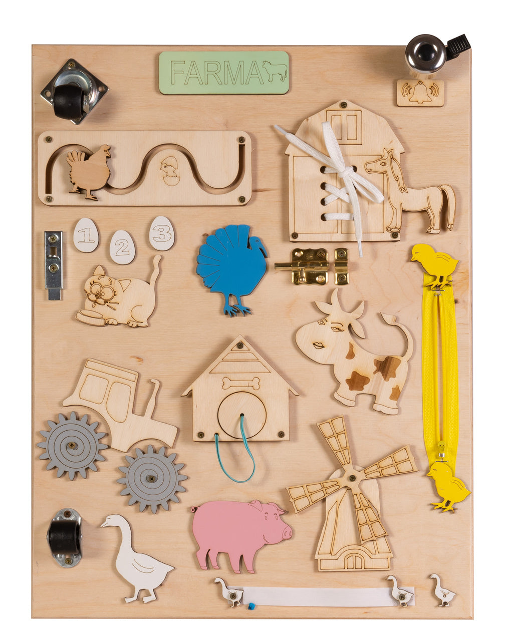 Koka ferma divpusēja krīta tāfele manipulāciju tāfele dabiska ferma