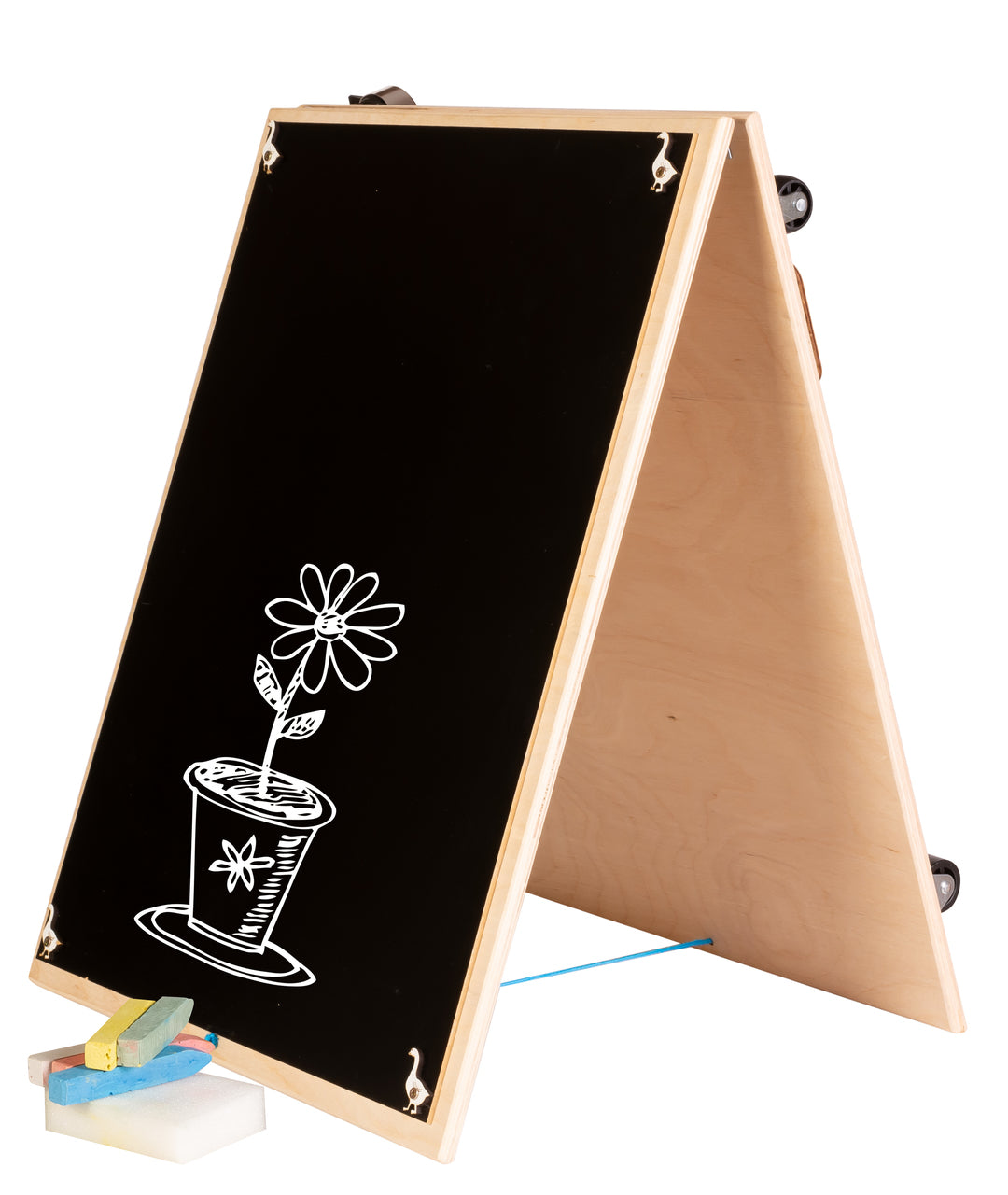 Koka ferma divpusēja krīta tāfele manipulāciju tāfele dabiska ferma