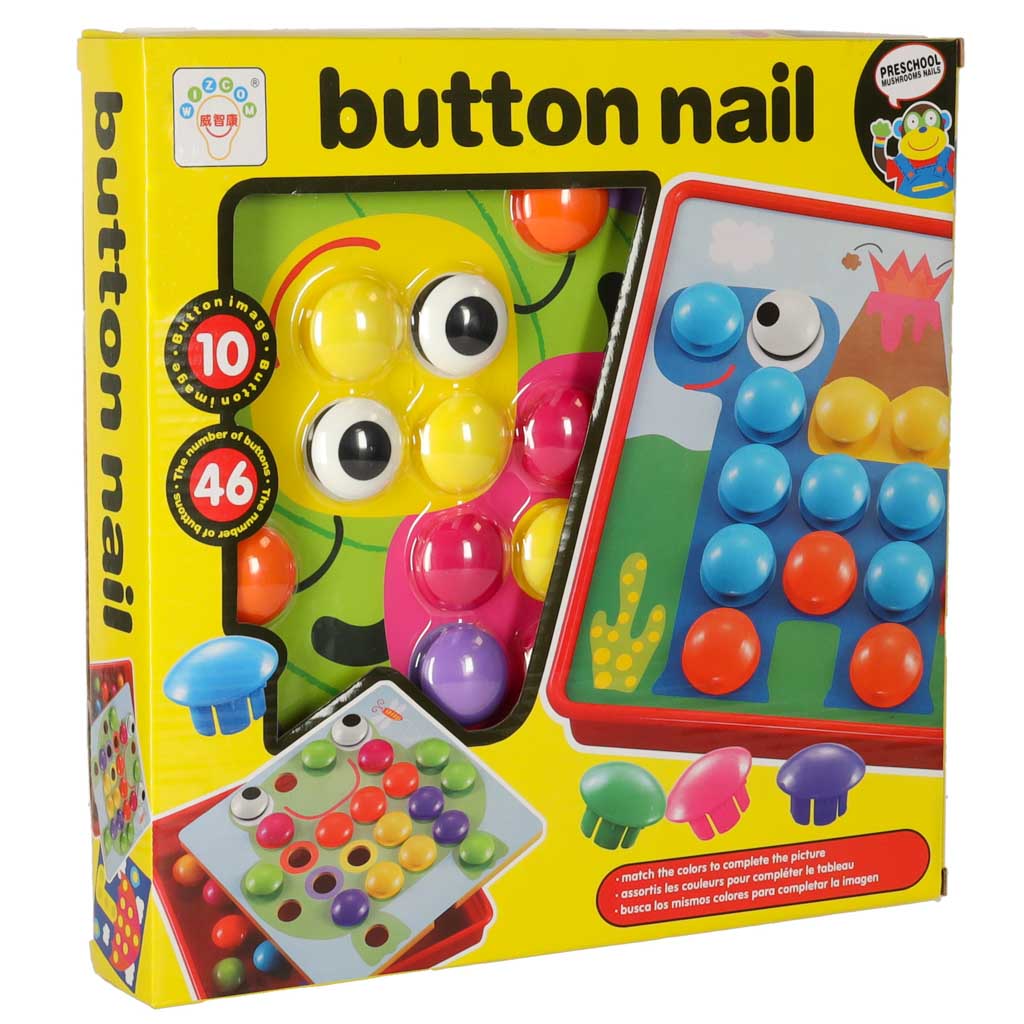 Izglītojoša pogu mozaīkas puzle 57el.