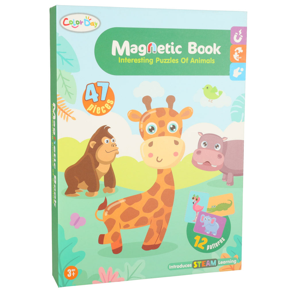 Magnētiskā puzle safari dzīvnieki 47el.