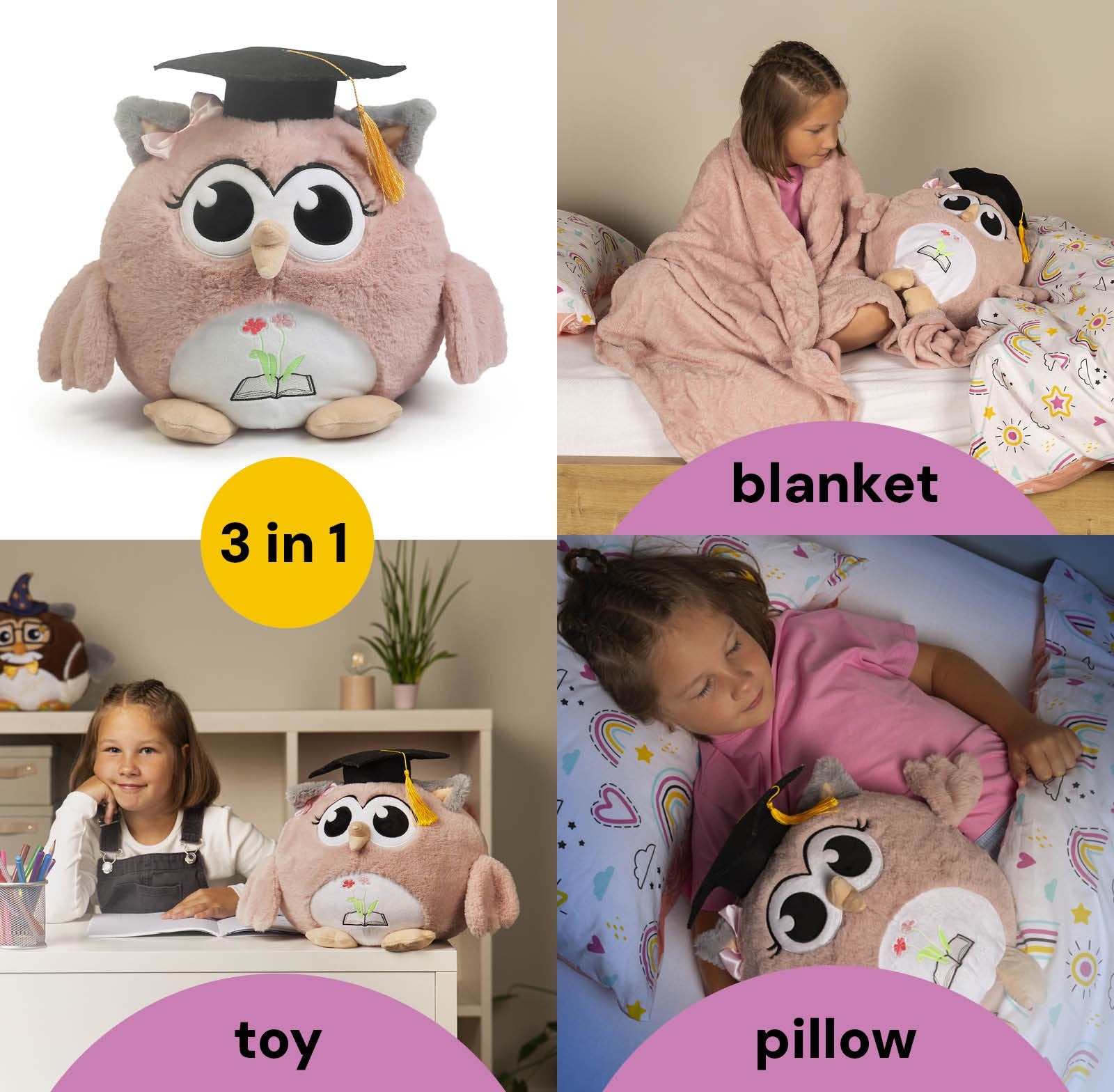 Pleds 3 in 1 pūce meitiņa MIA