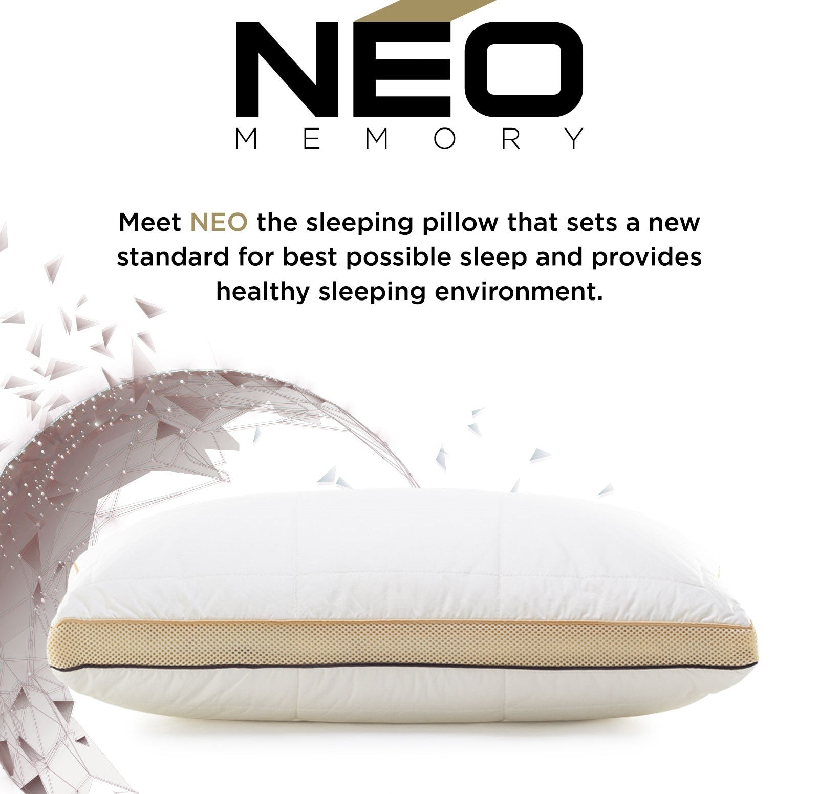 NEO Bamboo Memory hibrīda spilvens