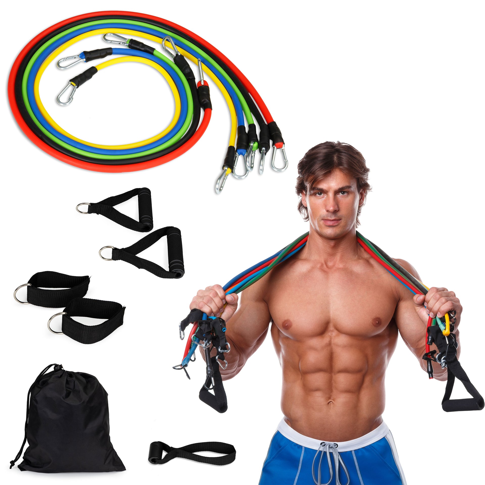 Fitnesa jostu komplekts