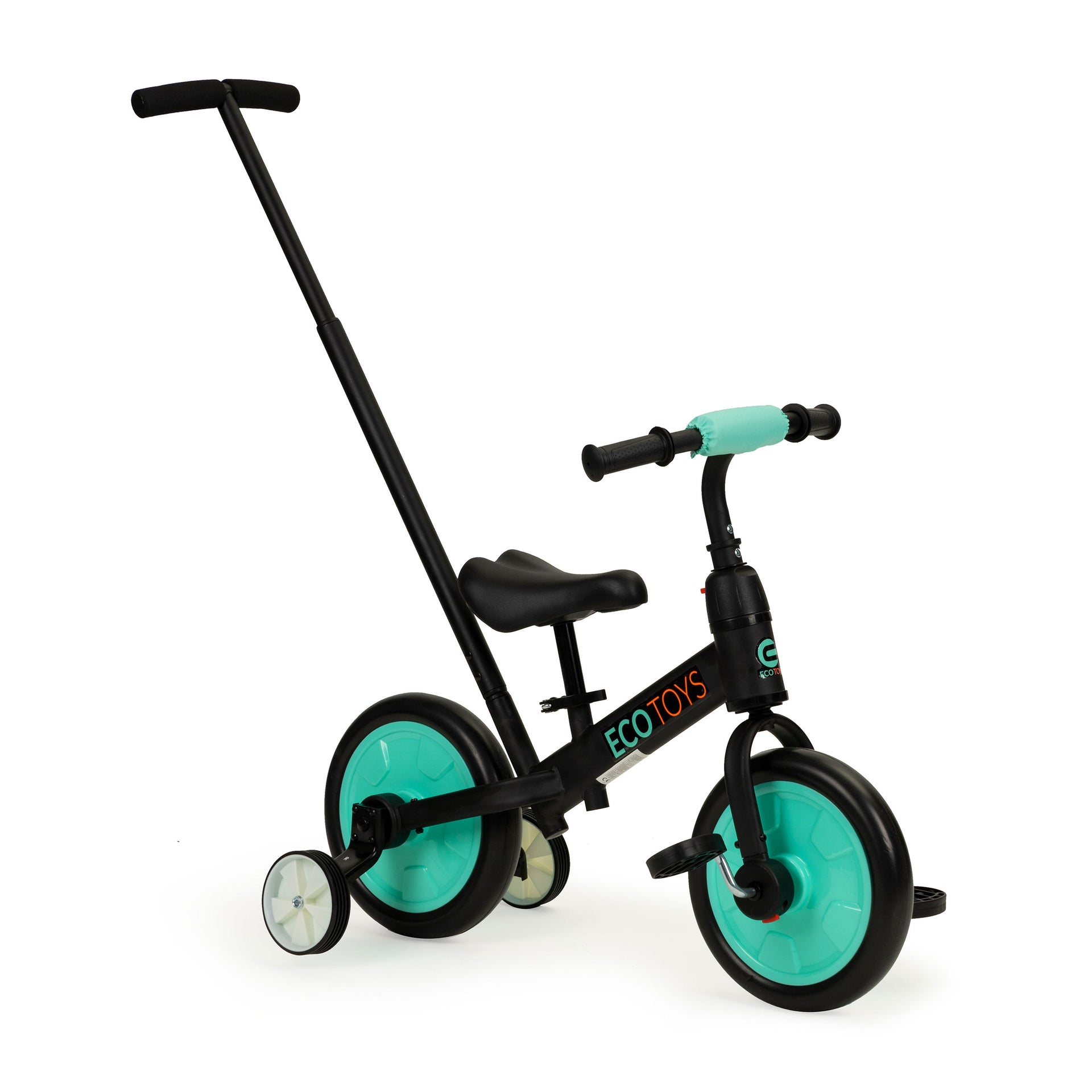 Balansa velosipēds ar pedāļiem - apmācība 3in1 Ecotoys blue