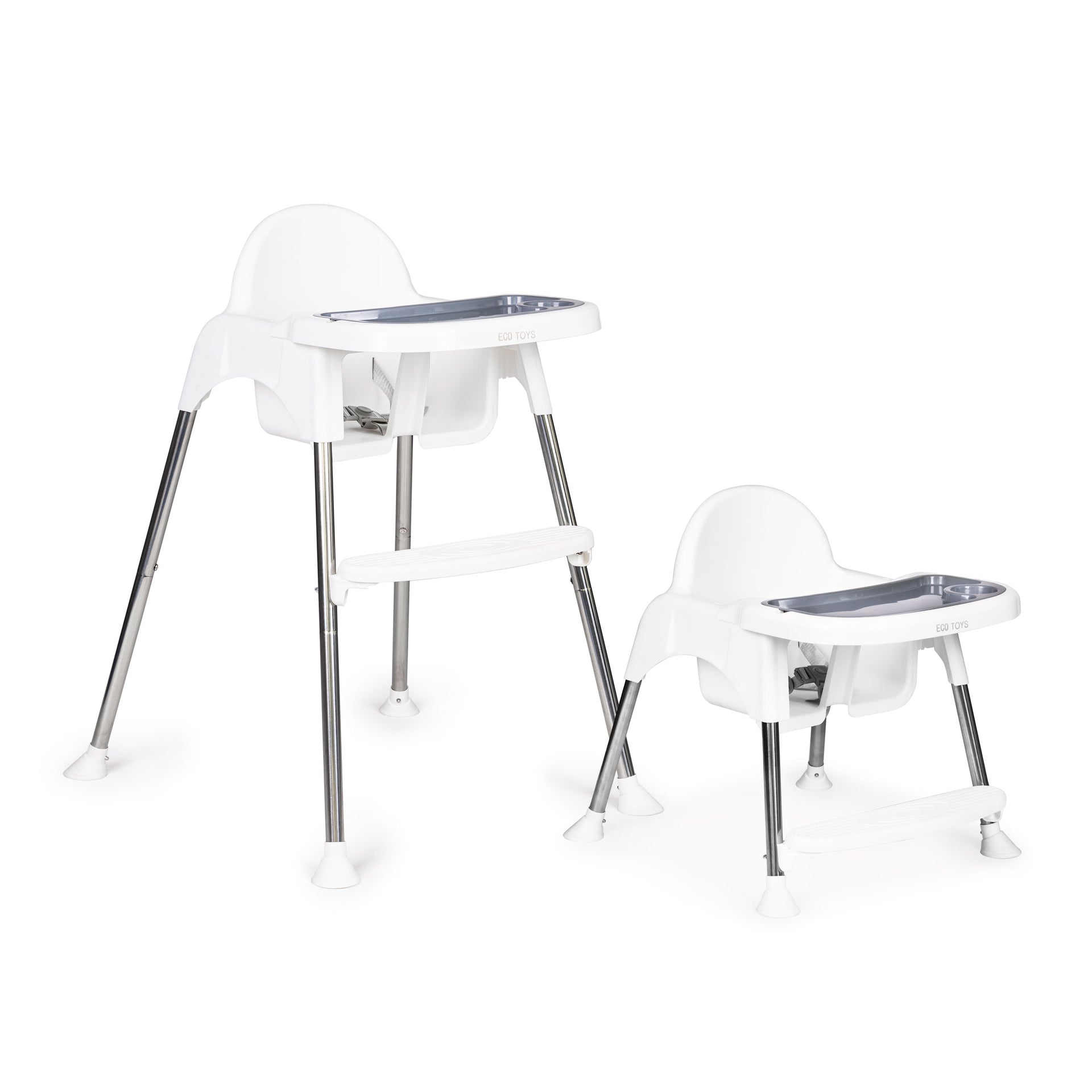 2in1 barošanas krēsls, paplāte, jostas ECOTOYS