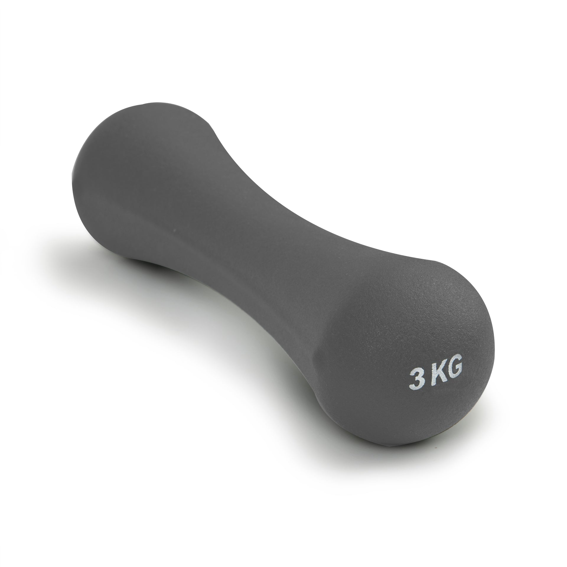 Hanteles neoprēna svars fitnesa komplekts Pelēks 2x3 kg