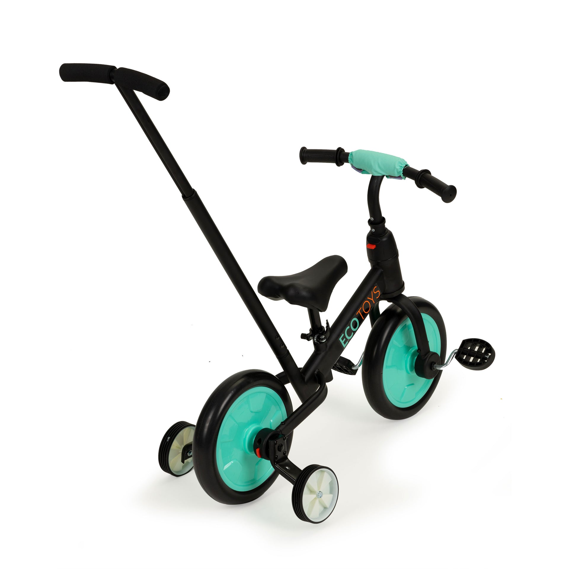 Balansa velosipēds ar pedāļiem - apmācība 3in1 Ecotoys blue