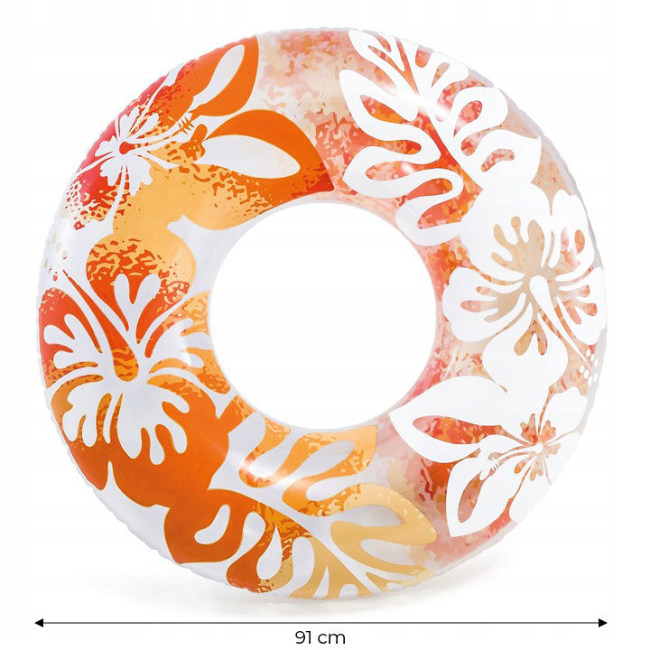 Piepūšamais peldriņķis bērniem 91cm APELSĪNS