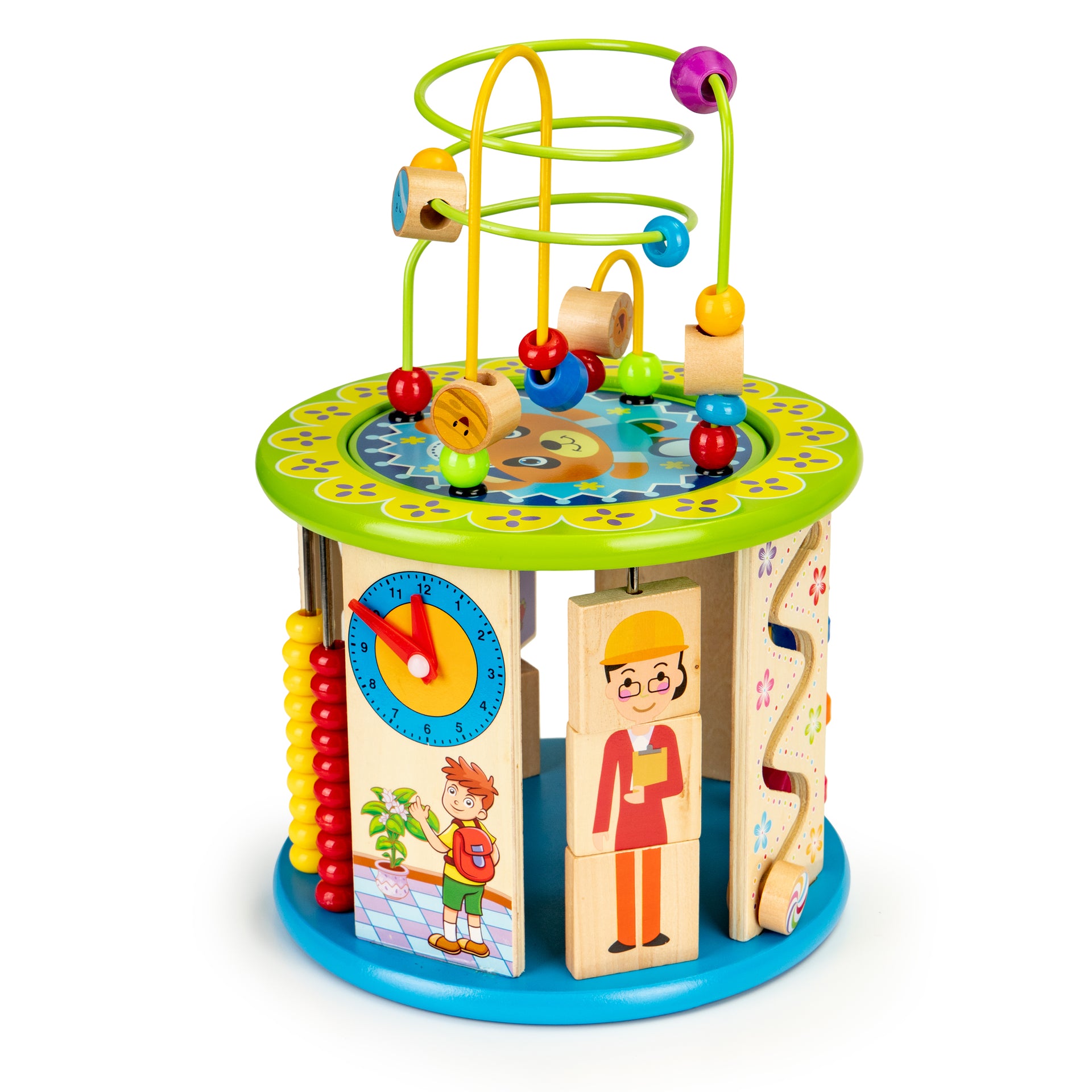 Izglītojoša koka rotaļlieta FISH