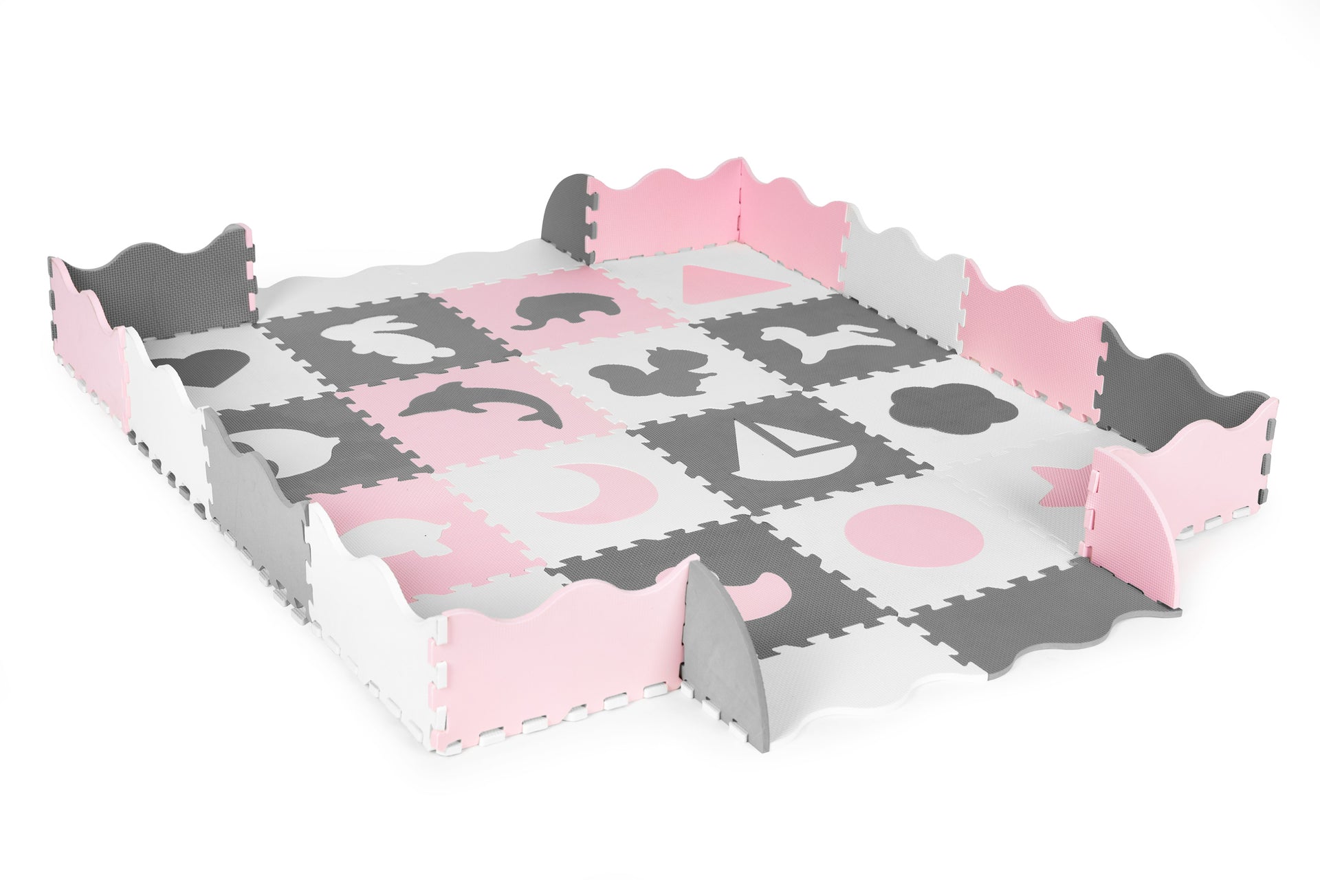 Bērnu izglītojošais putu paklājs TUK PINK