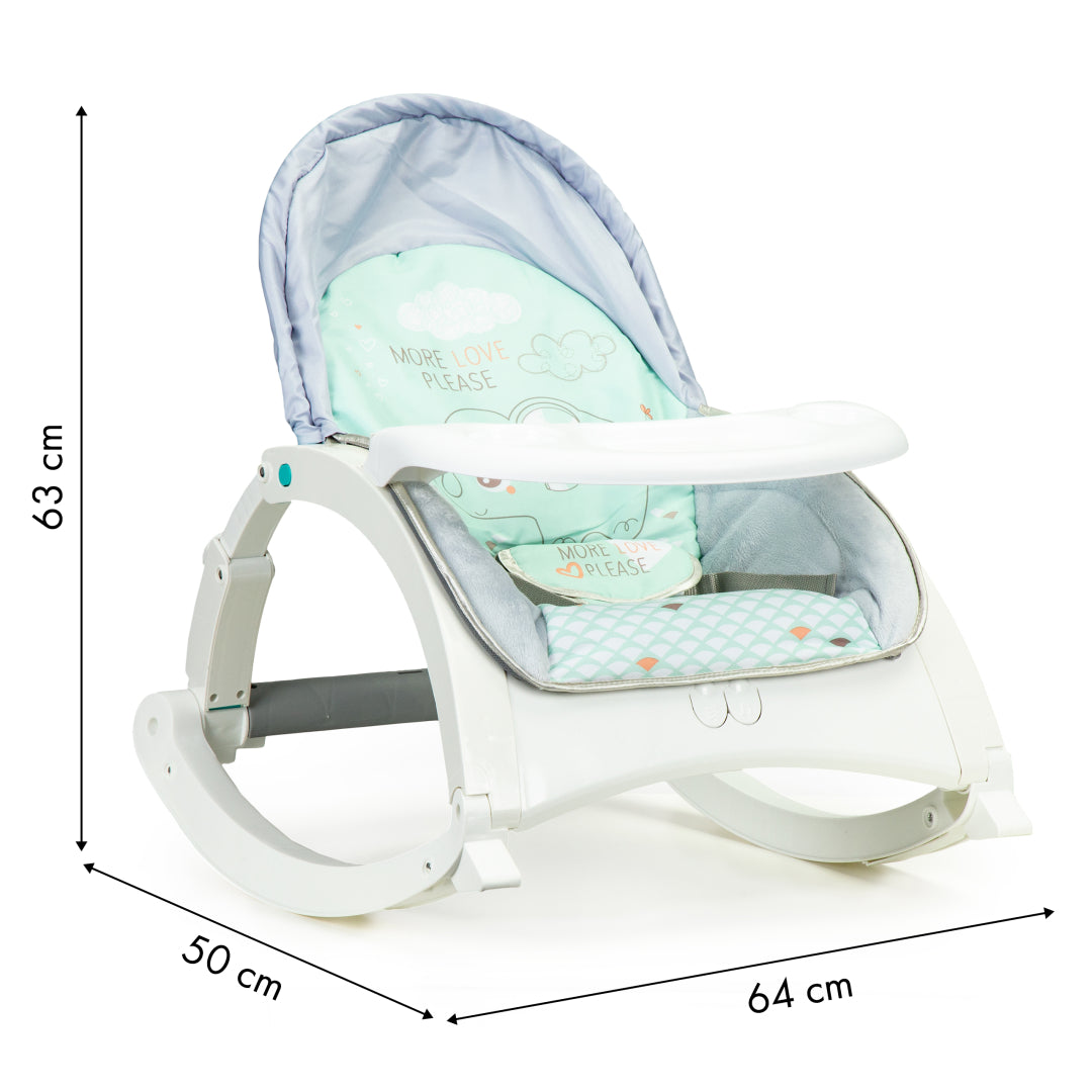 3-in-1 šūpuļkrēsls Elephant