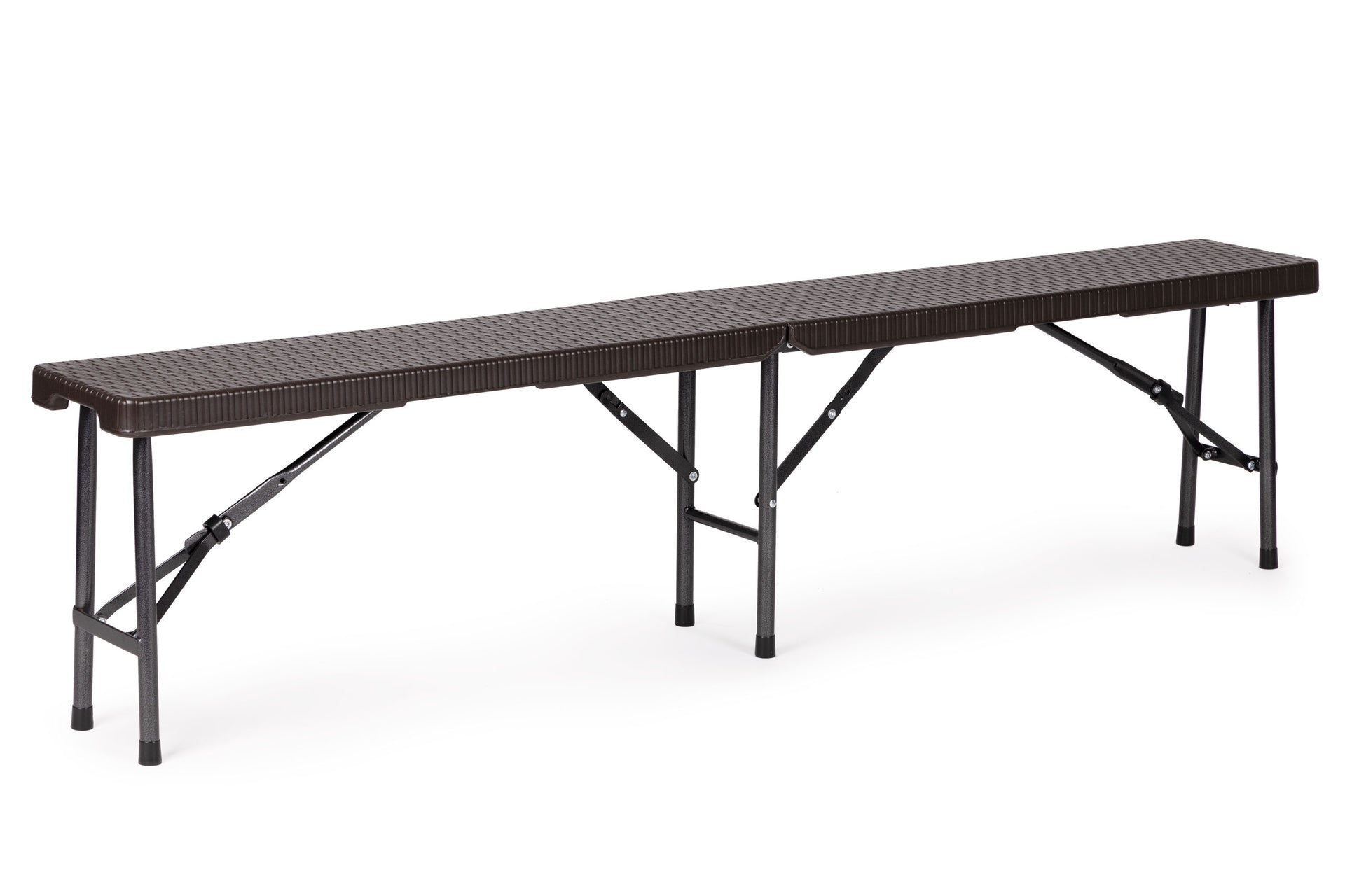 Ēdināšanas galds 180cm + 2 soliņi STABIL BLACK