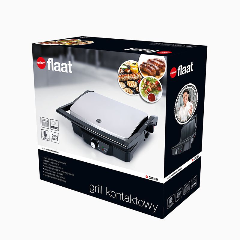 Grils GK150 FLAT ELDOM panini 2000W