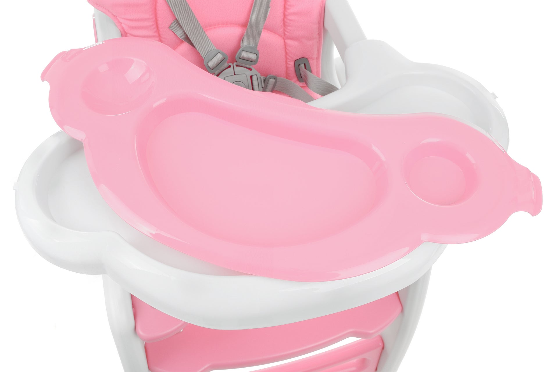 Barošanas krēsls, daudzfunkcionāls 3-in-1 Rozā Ecotoys