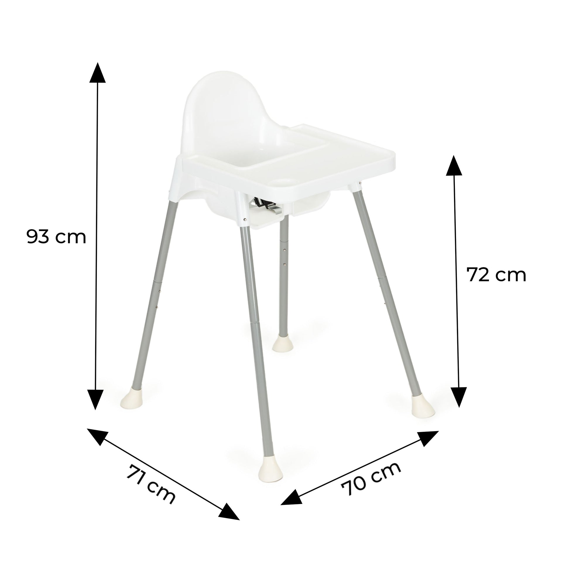 Barošanas krēsls WHITE
