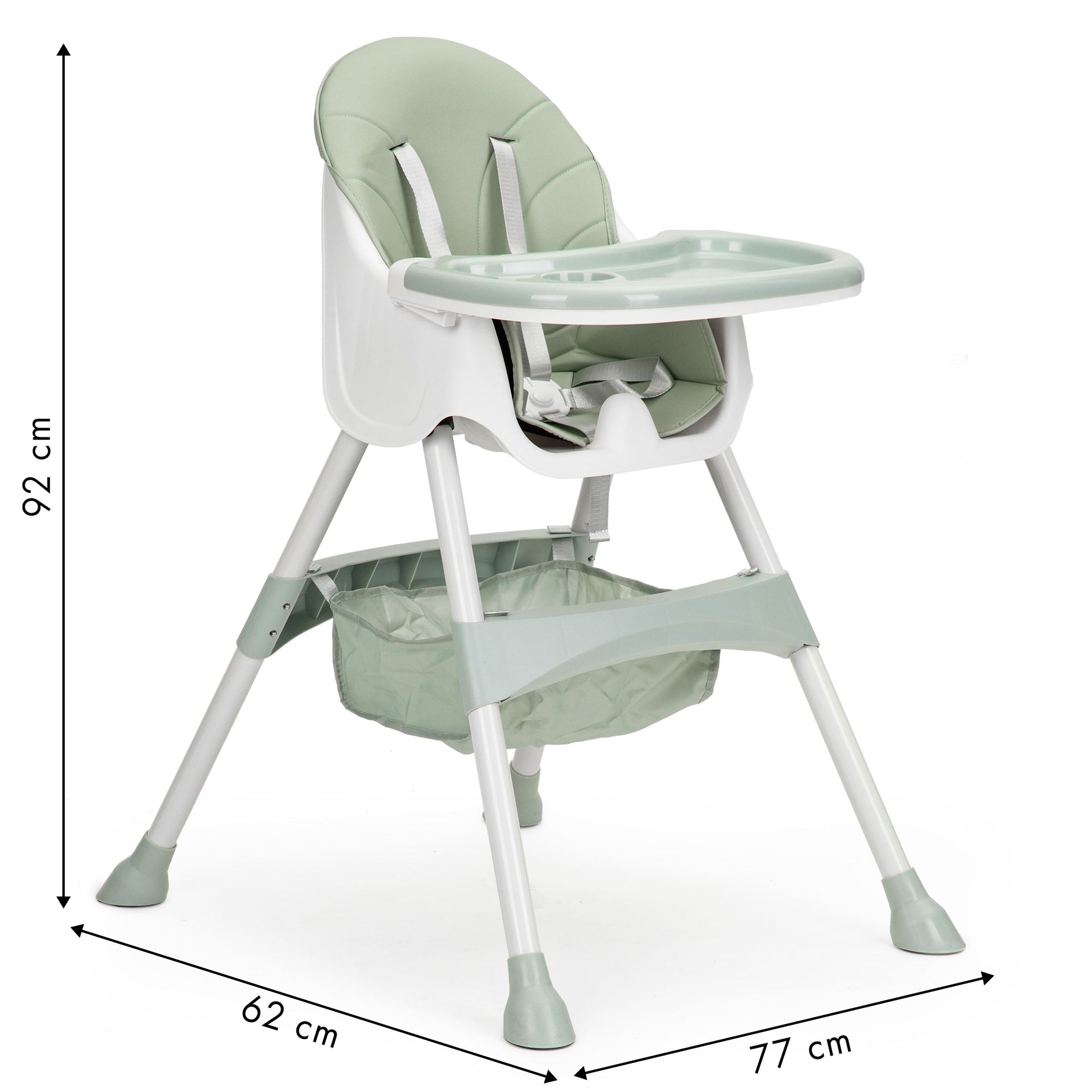 2-in-1 barošanas krēsls ar 5 punktu jostām ECOTOYS debeszils