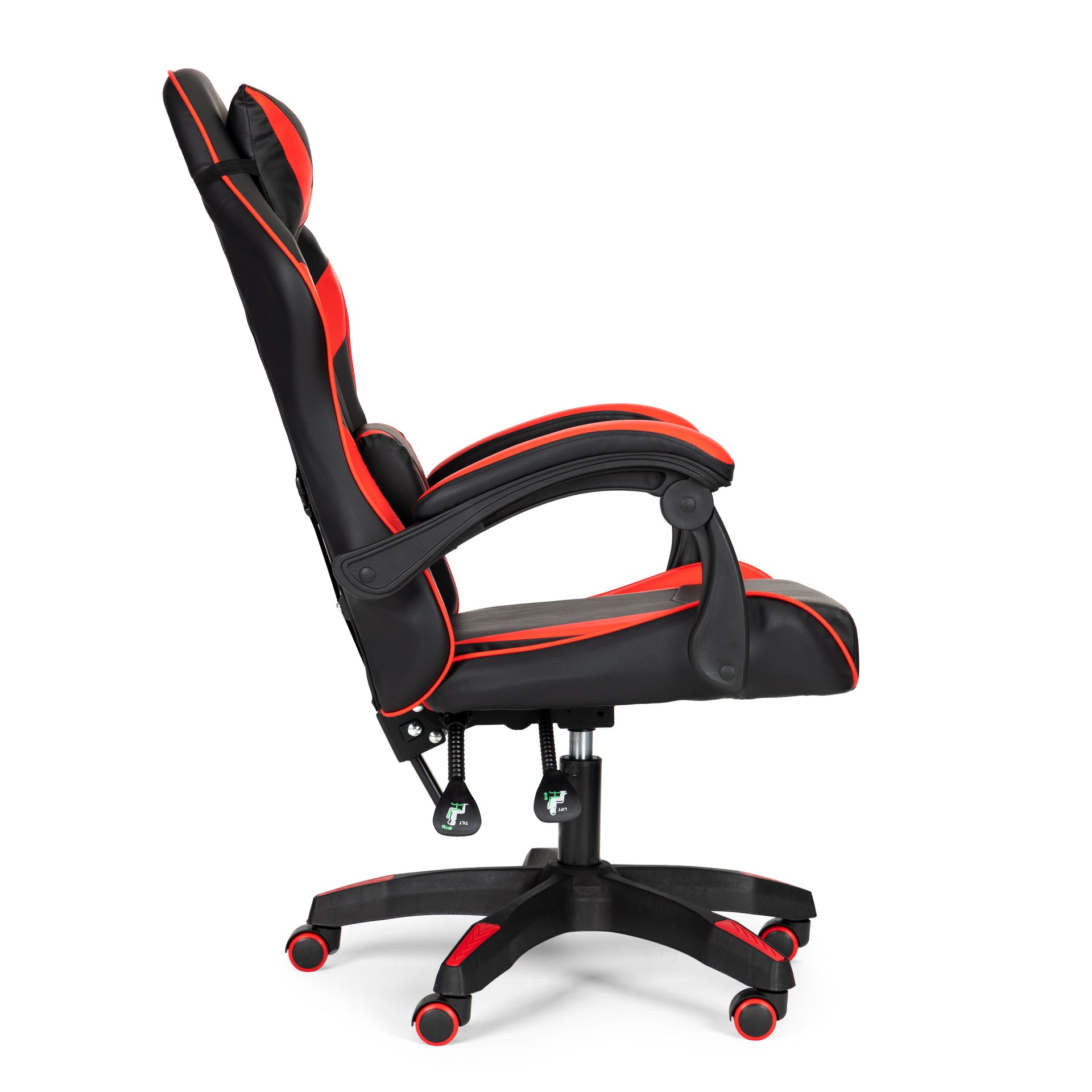 Kausa spēļu krēsls, biroja krēsls ar regulējumu un spilveniem