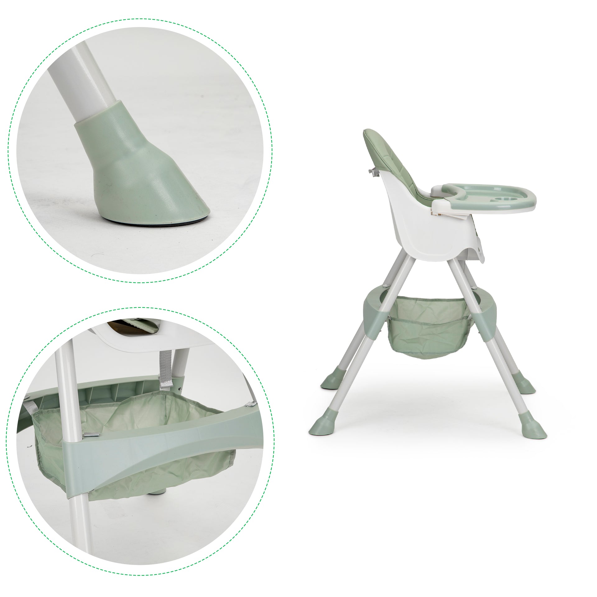 2-in-1 barošanas krēsls ar 5 punktu jostām ECOTOYS debeszils