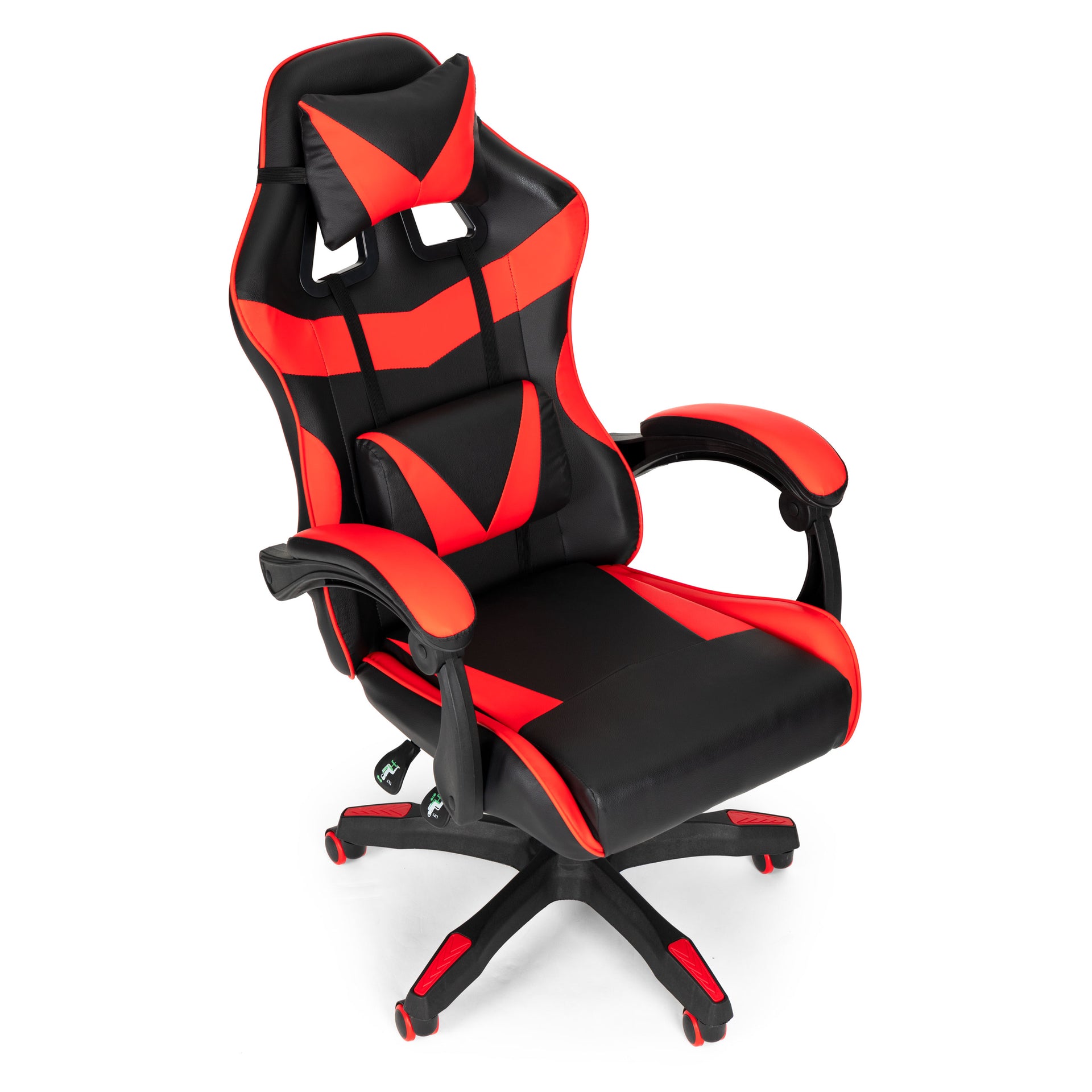 Kausa spēļu krēsls, biroja krēsls ar regulējumu un spilveniem