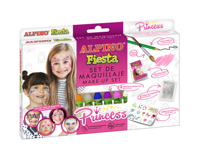 ALPINO Princeses sejas apgleznošanas komplekts 6 krāsas