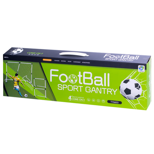 Bērnu futbola vārti 2in1 143x110x70cm