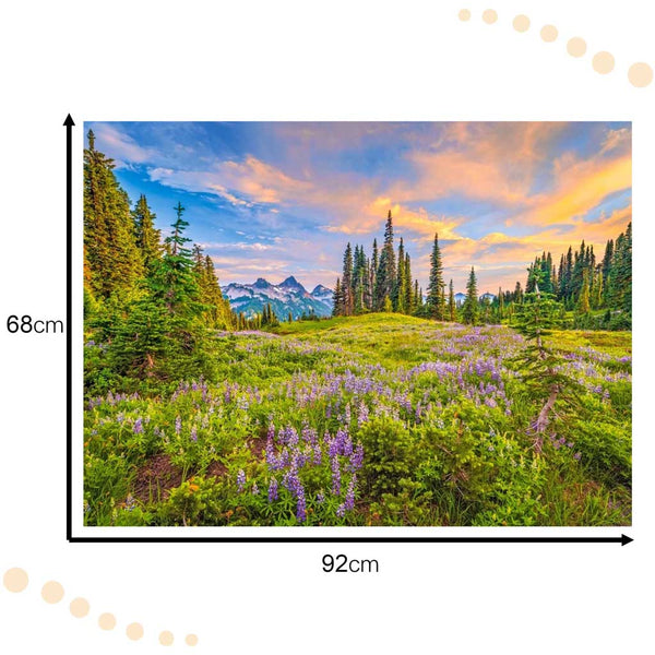 CASTORLAND Puzzle 2000 elementi Rīta ziedi - ainava 92x68cm
